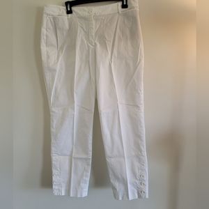 Talbots curvy crop pants